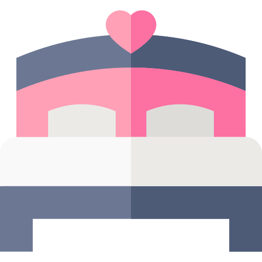 cama matrimonial icono gratis