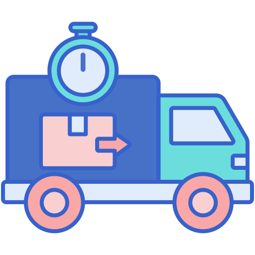 Delivery time Flaticons Lineal Color icon