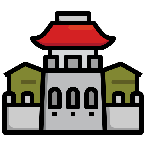 Chinese wall free icon