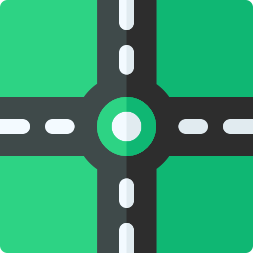 intersection road clipart free