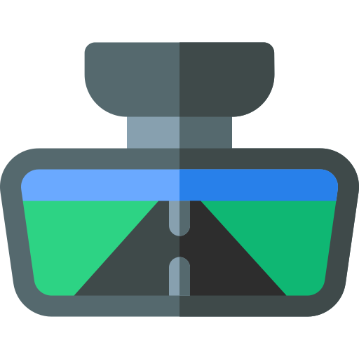 espejo retrovisor icono gratis
