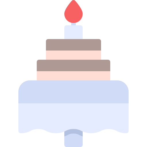 pastel de cumpleaños icono gratis