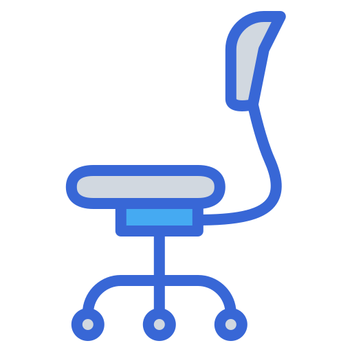 Chair Generic Blue icon