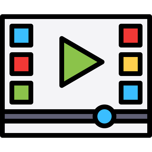 Videoplayer free icon Videoplayer free icon