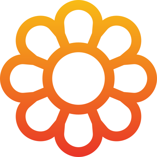 Flower Generic Gradient icon