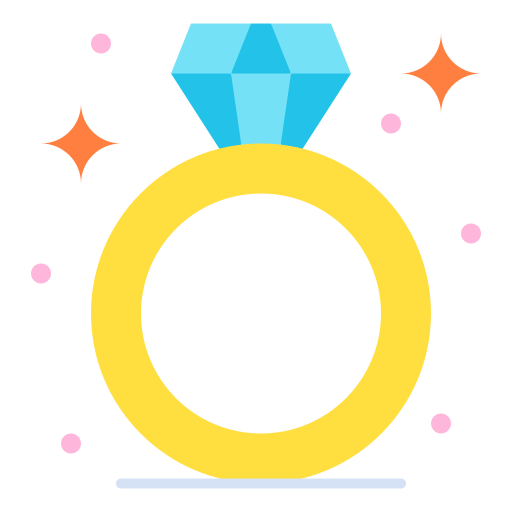 Diamond ring Generic Flat icon