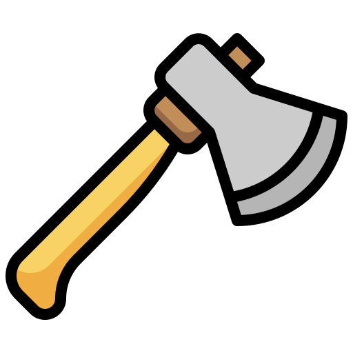 Axe Surang Lineal Color icon