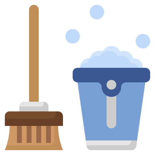 Cleaning tools Surang Flat icon