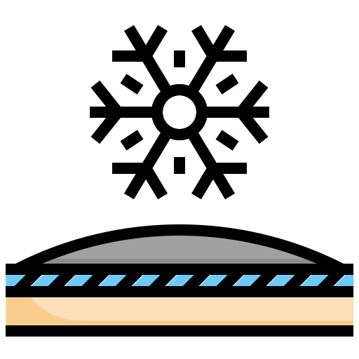 tejido a prueba de nieve icono gratis