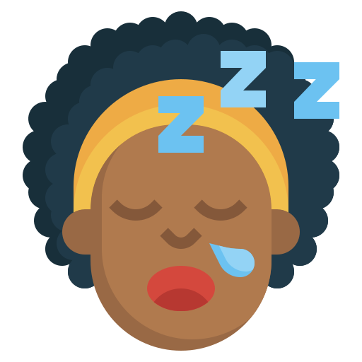 dormido icono gratis