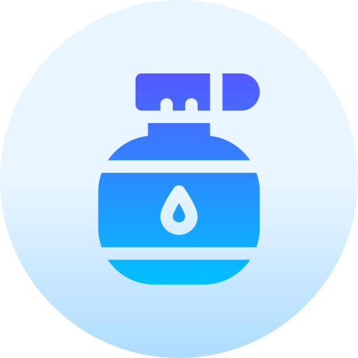 Water bottle Basic Gradient Circular icon