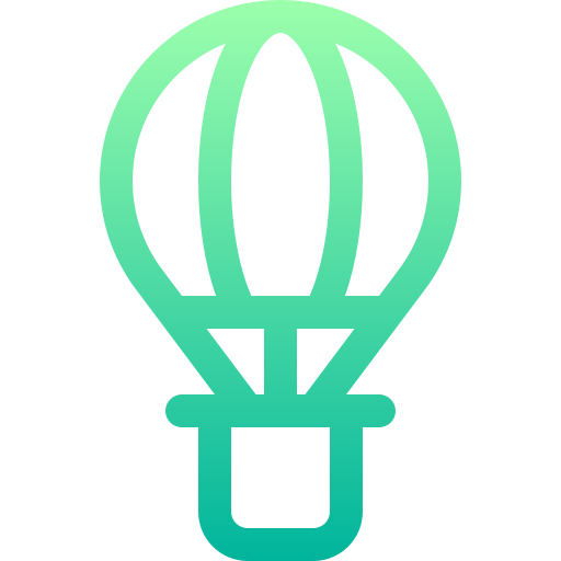 Воздушный шар бесплатно иконка