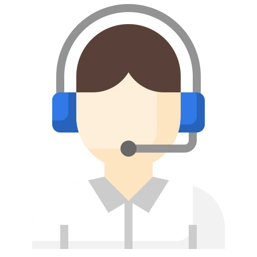 Call center agent Surang Flat icon