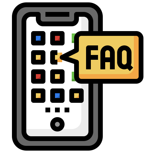 preguntas más frecuentes icono gratis