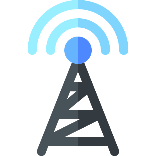 Signal tower Basic Rounded Flat icon