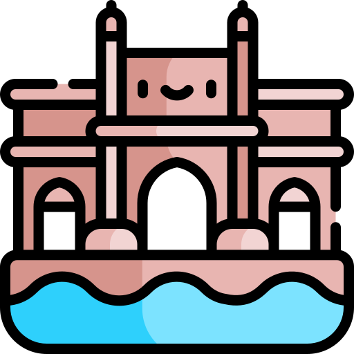 puerta de la india icono gratis