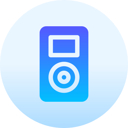 reproductor de mp3 icono gratis