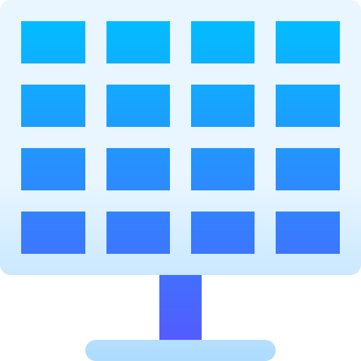 panel solar icono gratis