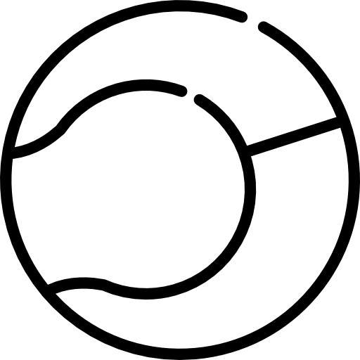 Теннисный мячик бесплатно иконка