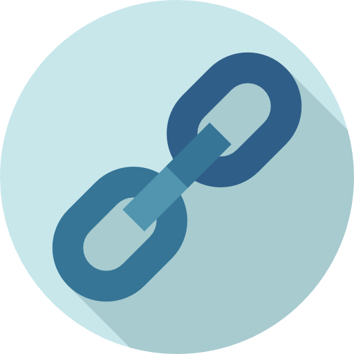 Link Flat Circular Flat icon