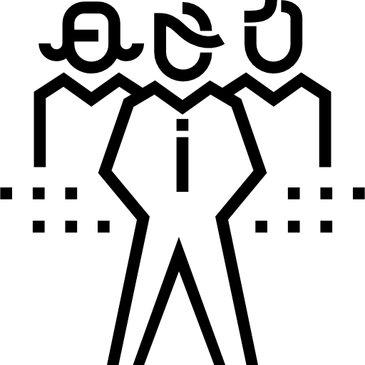 travail en équipe Icône gratuit