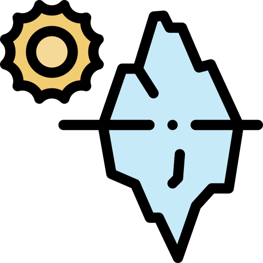 deshielo icono gratis