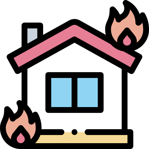 Fire Detailed Rounded Lineal color icon