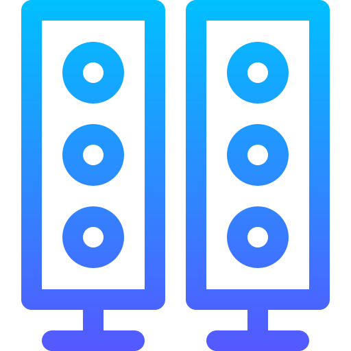 altavoces icono gratis