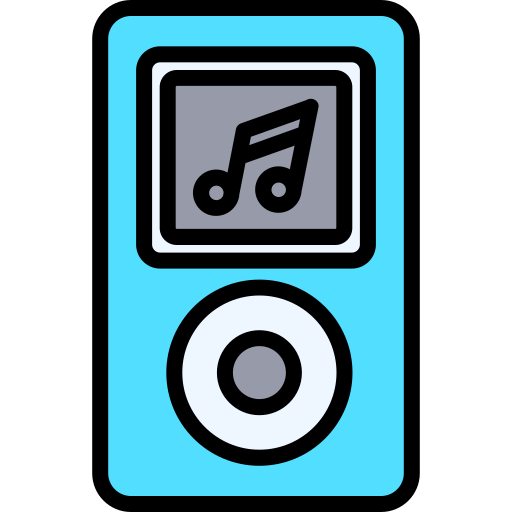 reproductor de mp3 icono gratis