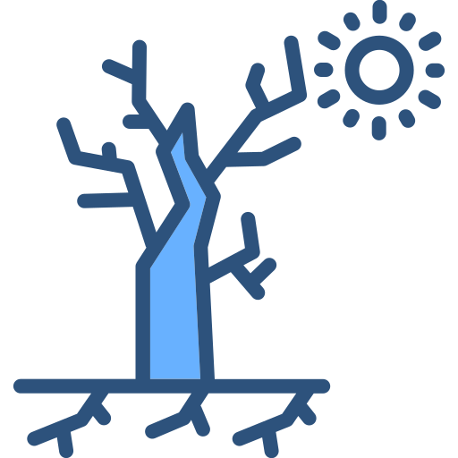 sequía icono gratis