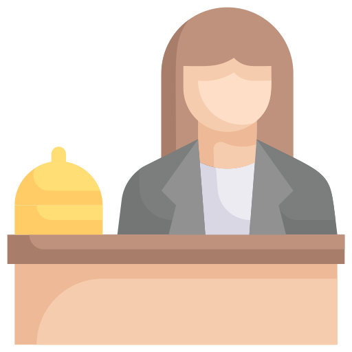 Receptionist free icon