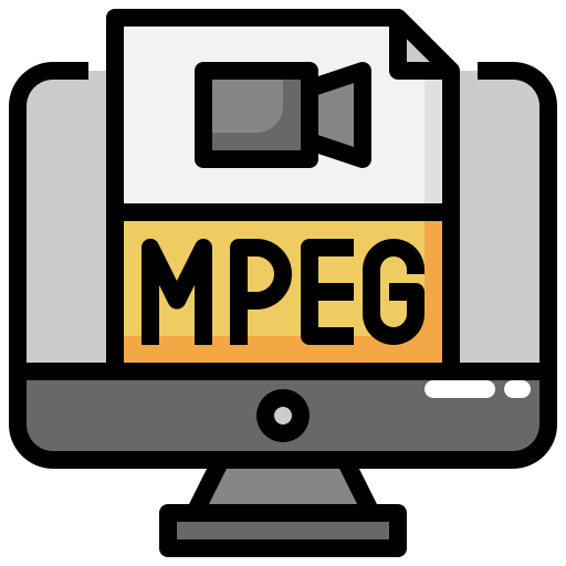 mpeg icono gratis