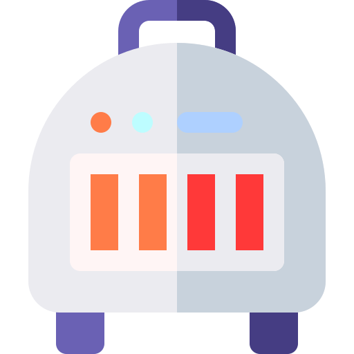 Ceramic heater Basic Rounded Flat icon