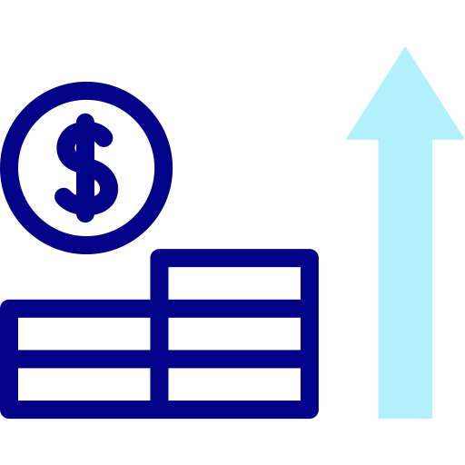 crecimiento del dinero icono gratis