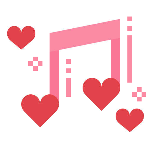 musica romantica icono gratis