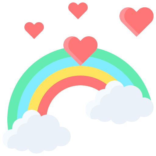 arco iris icono gratis