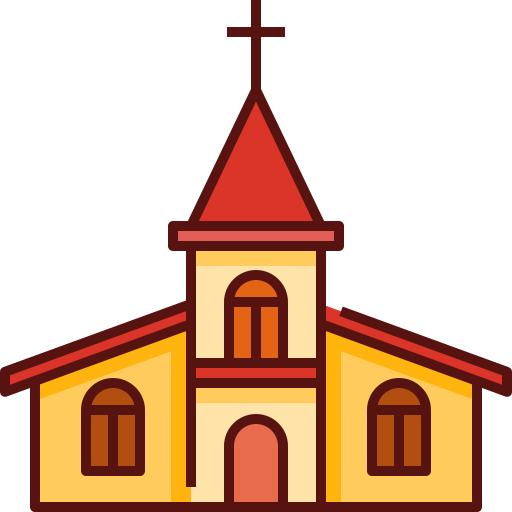 Church Generic Outline Color icon