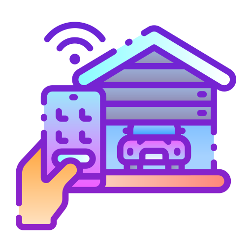 garaje inteligente icono gratis