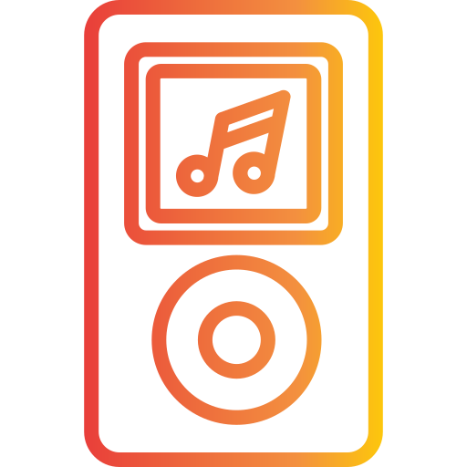 reproductor de mp3 icono gratis