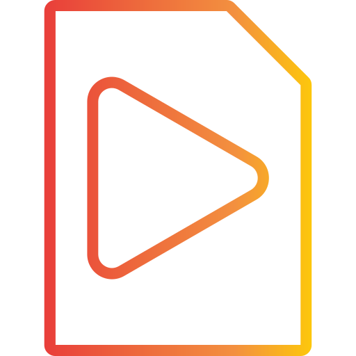archivo de vídeo icono gratis