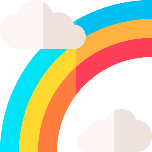 arco iris icono gratis