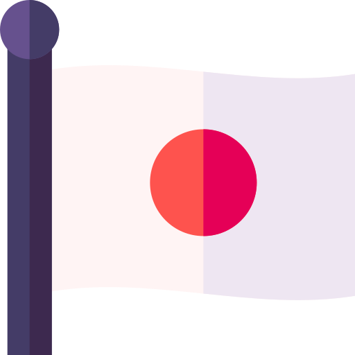 Japan Basic Straight Flat icon