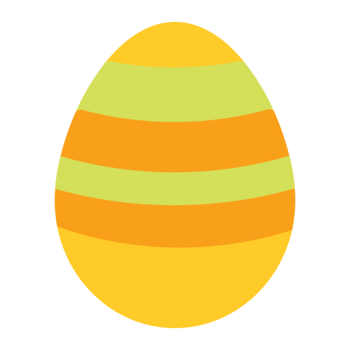 el huevo de pascua icono gratis