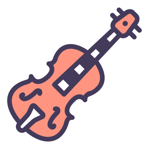 violín icono gratis