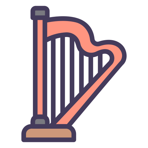 Harp Generic Outline Color Icon