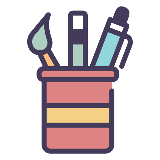 Pencil holder Generic Outline Color icon