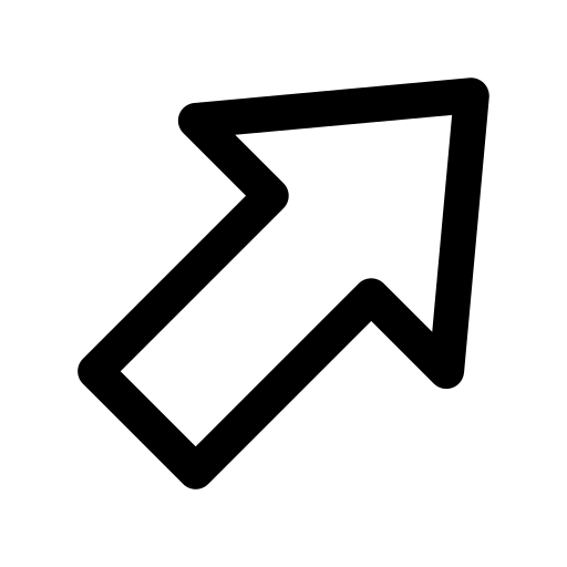 Up right arrow free icon Up right arrow free icon