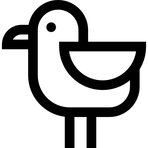 gaviota icono gratis