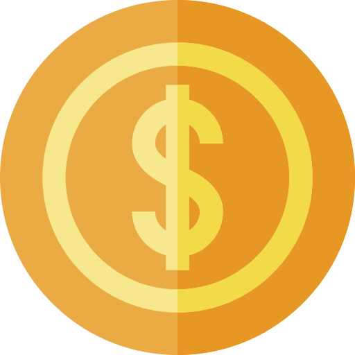 Coin Basic Straight Flat icon