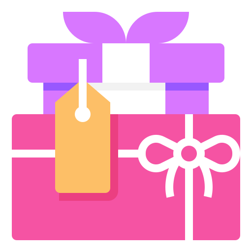 caja de regalo icono gratis